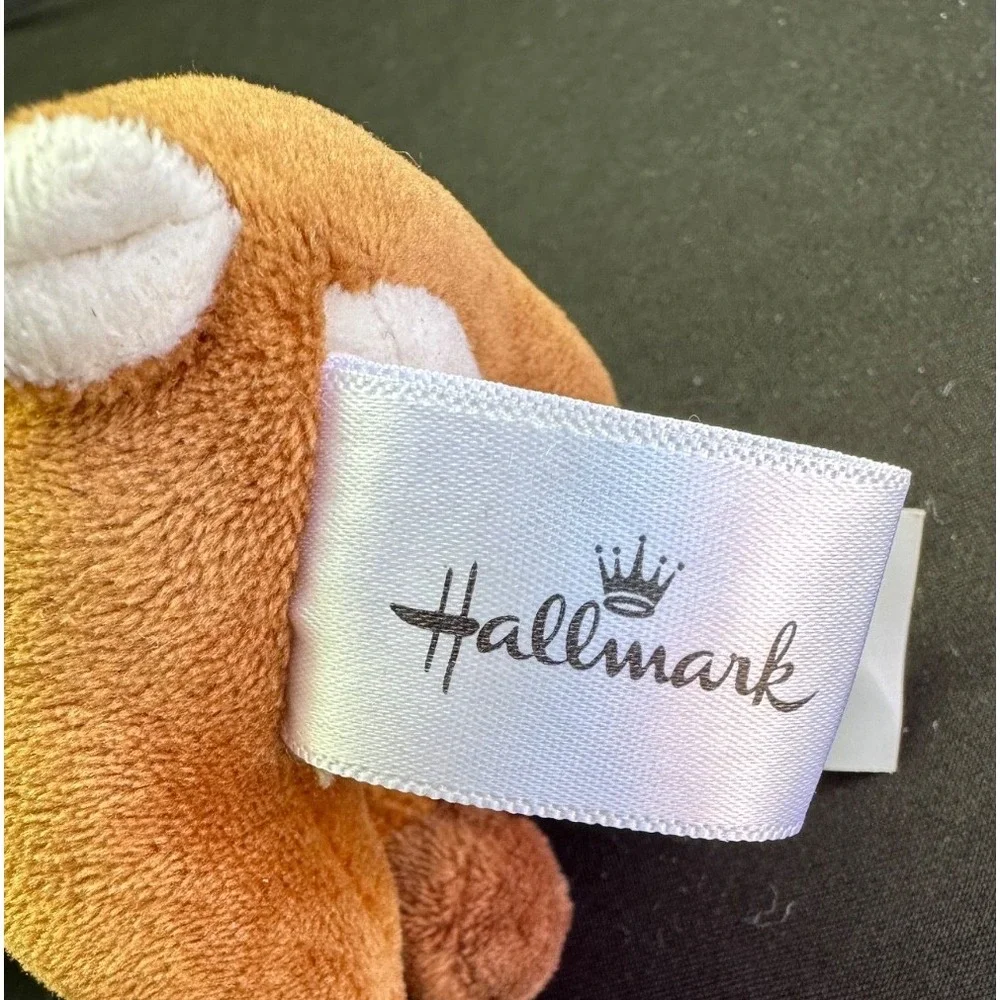 Hallmark Rudolph Red Nosed Reindeer Plush Christmas Ornament‎ Set of 2
